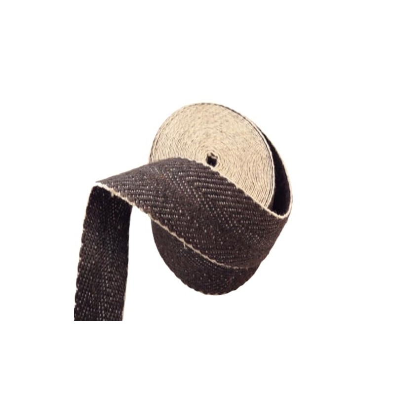 Black Barn Upholstery Supplies 2" (51mm) Wide Black and White