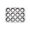 Fox Run Muffin and Cupcake Pan, 12 Standard Cup, Stainless