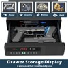 Z ZLJUAN Sliding Away Pistol Handgun Drawer Safe for Two