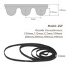 Kozelo 8pcs 2GT Closed Loop Timing Belt [Different Pitch Length