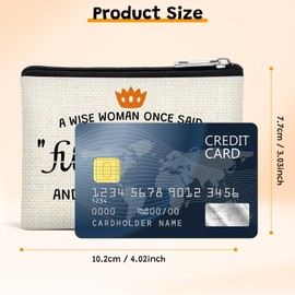 Retirement Gifts for Woman Coin Purses for Women Farewell Leaving Gift for Coworkers Divorce Gifts for Her Mom Aunt Friends Pocket Cosmetic Bag Christmas Birthday Gift Mini Storage Bag