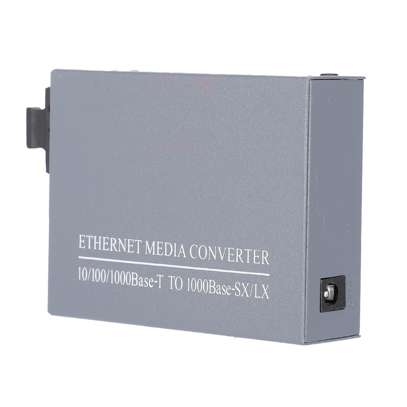 Fiber Optic Media Transceiver Ethernet Gigabit Single Mode Converter