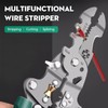 Zalizr 18 in 1 Foldable Wire Stripper, Multifunctional Electrical Pliers