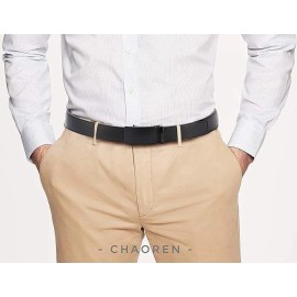 Chaoren Mens Belt Leather Ratchet Belt-Customiza