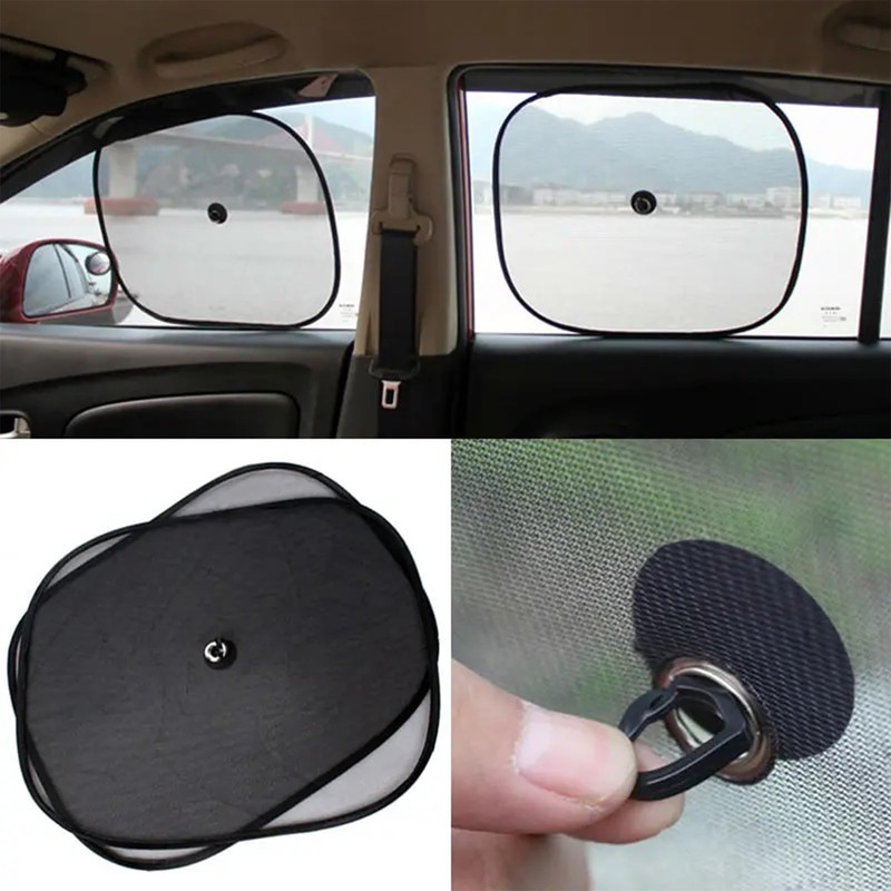 Goodyear 2pc Folding Sun Shade Universal fit for most cars,