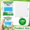 Timgle 200 Pcs Denture Cleaning Wipes Refreshes Gums Deep Cleaning