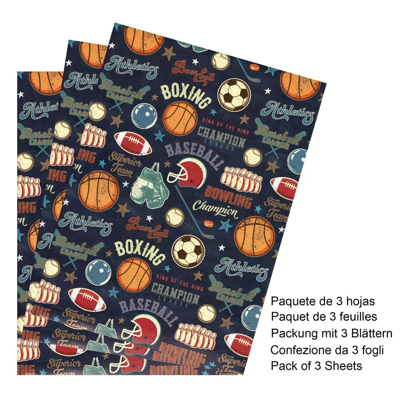 ARKRAFT Wrapping Paper 3 Sheets Format 90 x 65 cm
