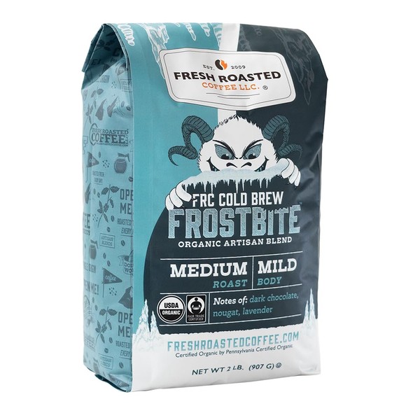 Fresh Roasted Coffee Fresh Roasted Coffee, Organic Frostbite Cold Brew,
