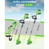 Cordless Weed Wacker, 3-in-1 stringless Weed Wacker, Foldable Weed Trimmer
