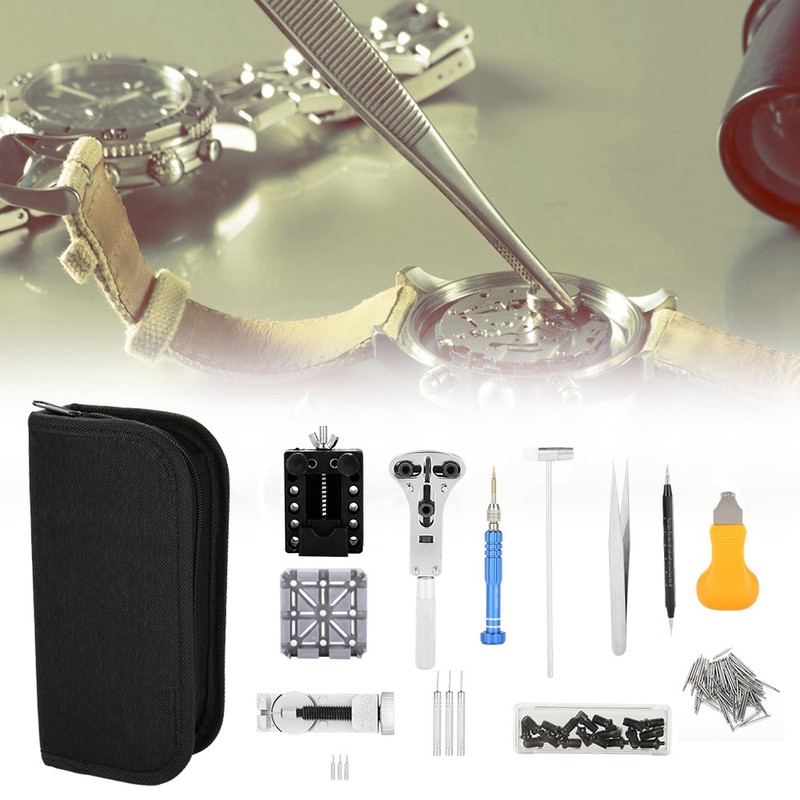 Watch Repair Tool Kit Professional Back Case Opener Link Remover