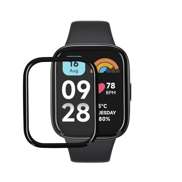 kwmobile Protective Film Compatible with Xiaomi Redmi Watch 3 Active