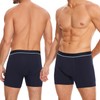 PurityLock Men's Washable Incontinence Boxer Briefs, Cotton Incontinence Underwear with