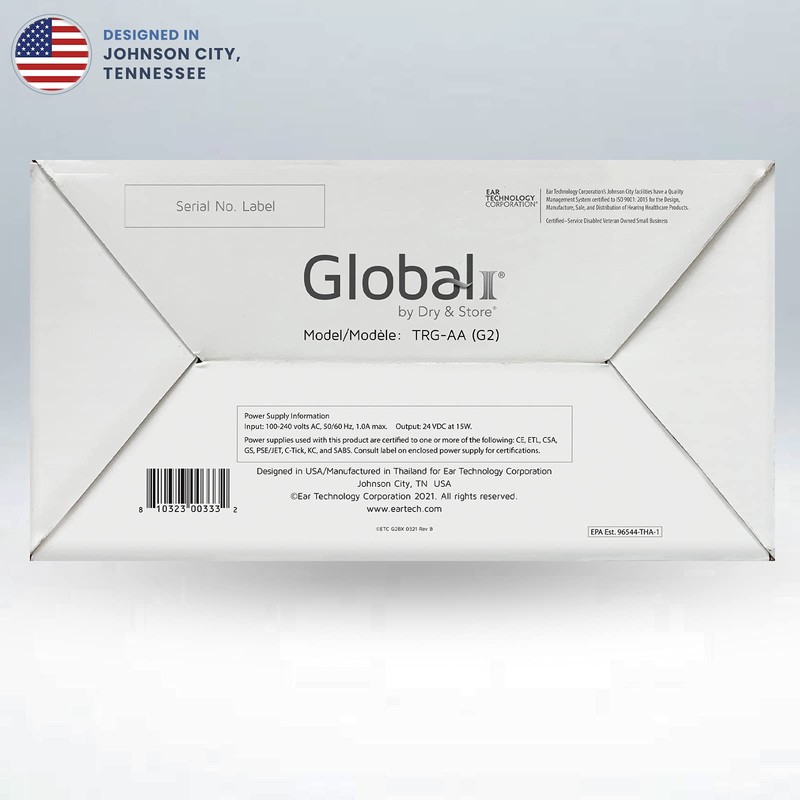 Global II by Dry & Store | Electric Hearing Aid