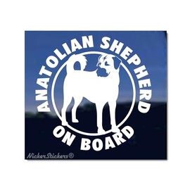 Anatolian Shepherd On Board | Dog Vinyl Window Decal