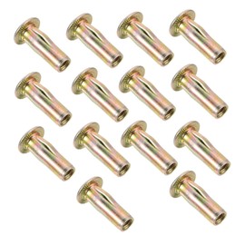TEHAUX 15pcs Lantern Type Nut Assortment Kit Multipurpose Rivet Nuts for Easy Installation Zinc Plated for Repairs and Projects