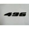 GLOSS BLACK 496 ENGINE ID EMBLEMS - SET OF 3