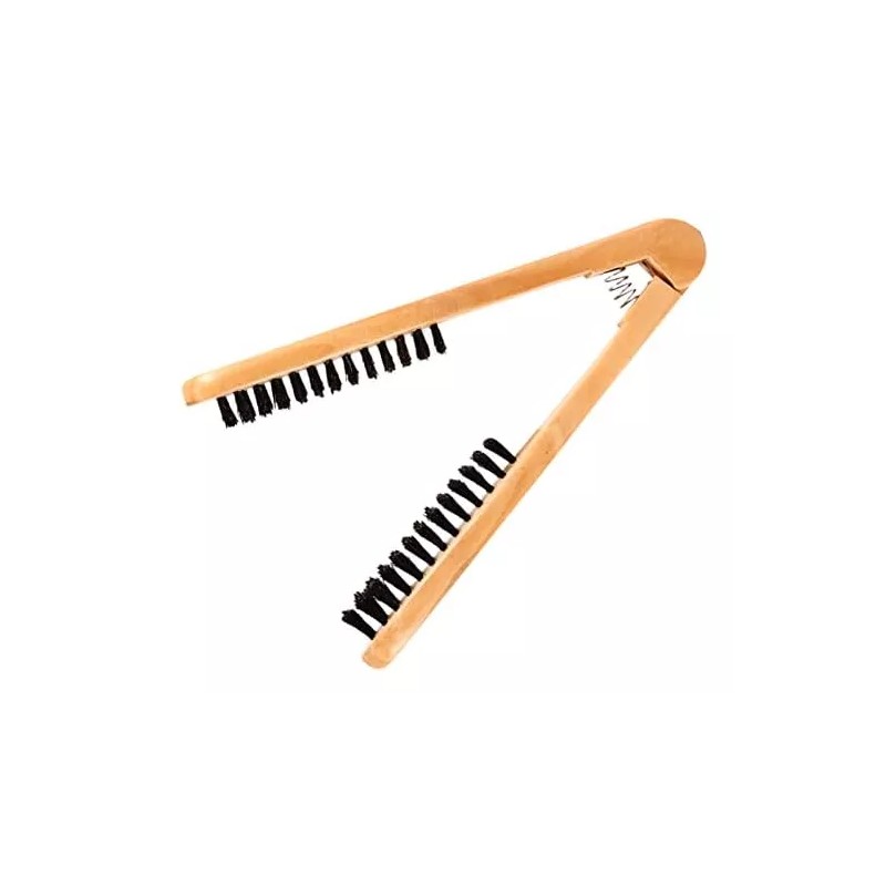 Pocreation Cepillo De Abrazadera Para El Cabello, Peine De Doble
