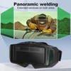 Auto Darkening Welding Goggles with Shockproof Lenses for Welder Soldering,
