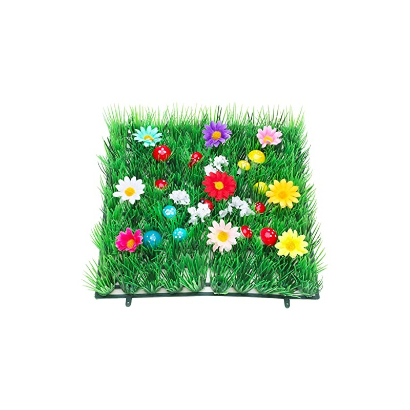 Toyland® 24cm x 24cm Decorative Grass Patch - Perfect For