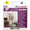 fix-o-moll 3565200 Thermoplast Weatherstrip 6 m 7 x 9 mm
