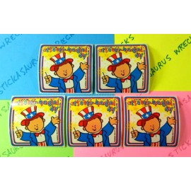Medibadge Vintage 4th Of July Star Spangled Day Medibadge Stickers Lot
