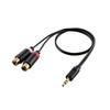 Elecom AV Cable / 3.5φ Converter Adapter / 3.5φ-RCA Pin