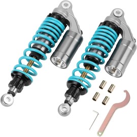 VEHITO Pair of 12.5'' 320mm&Rear Air Shock Absorber Suspension ATV Motorcycle Universal