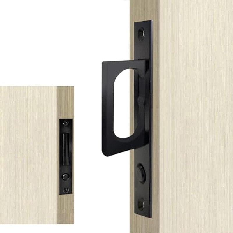 betensh Pocket Door Edge Pull Brushed Nickel Push Automatic Bounce