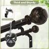Heavy Duty Adjustable Double Curtain Rod Set (28-48 Inches) –