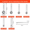 Fousenuk Measuring Spoon Set, Stainless Steel Measuring Cup Set for