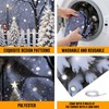 Christmas Photography Backdrop Glitter Snowy Forest Pine Tree Background Xmas