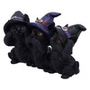 Nemesis Now Three Wise Black Cats See No Hear No