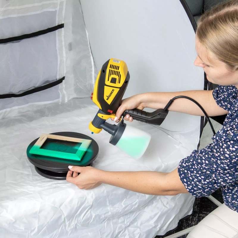 Wagner Spraytech Black Revolving Turn Table for Spray Painting Crafting