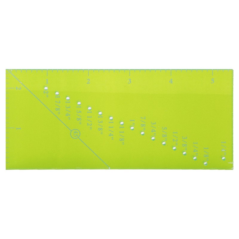 Magnetic Seam Guide Set Resistance Ruler Perforated Seam Measurement Quilting