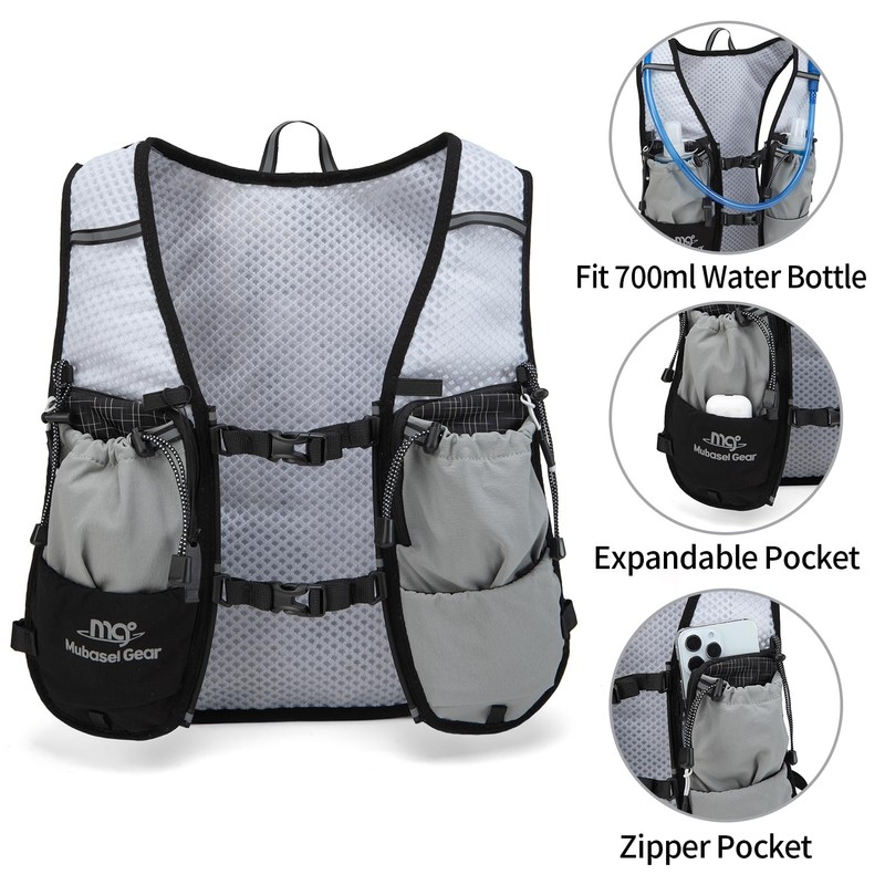 Lightweight Running Vest for Women & Men Hydration Backpack Pack