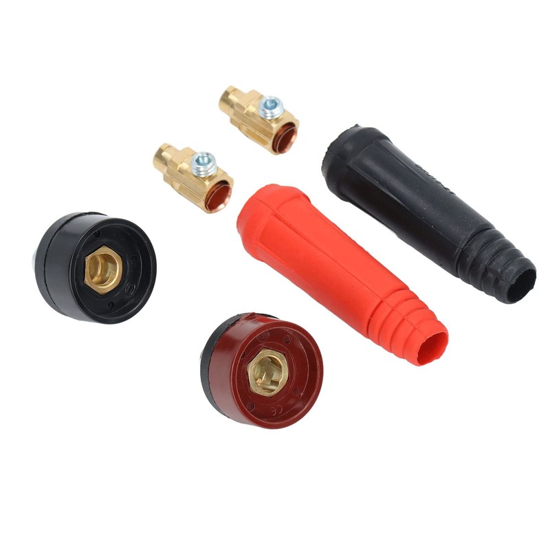 Welding Cable Panel Connector High Security Stable Power Supply 12Pcs