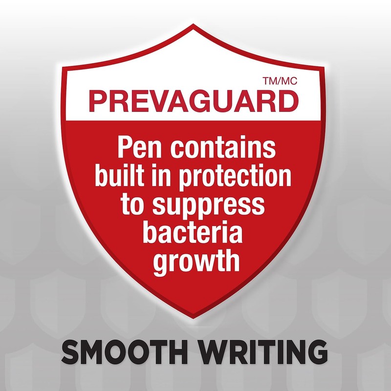BIC PrevaGuard Clic Stic Ballpoint Pens with Antimicrobial Additive, Medium