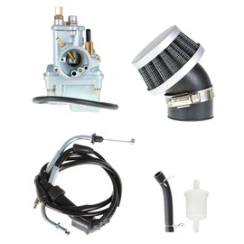 Carburetor Carb with Air Filter Replacement for Yamaha PW80 Y-Zinger Dirt Bike 1983-2006