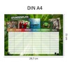 younikat dv_1224 Magnetic Wipe Clean Timetable I Wild Animals Colourful