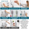TAILI Bathroom Shelf Suction Shower Caddy Shower Storage No Drilling