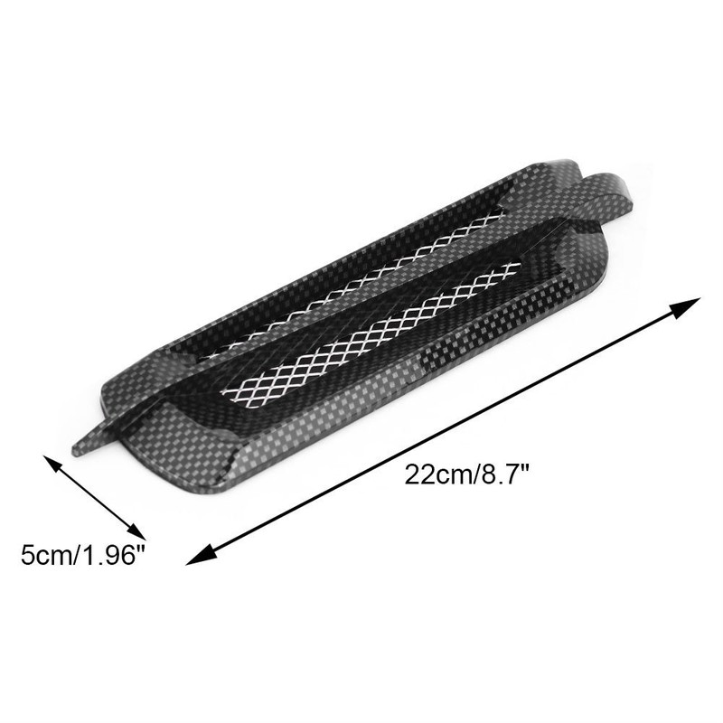 Klanata 2 Piece Car Side Vents, Air Flow Splash Guard