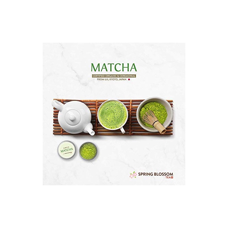 Organic Matcha Green Tea Powder - Ceremonial Grade from Uji,