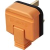 Heavy-Duty 13 Amp UK 3-Pin Mains Plug ( Orange) |