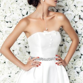 Amaxiu Amaxiu Handcrafted Bridal Rhinestone Wedding Belt for Women, Bling Crystal Belts Glitter Ribbon Women lightly Belt for Jeans Dress Shiny Party Waist Belt (Black)