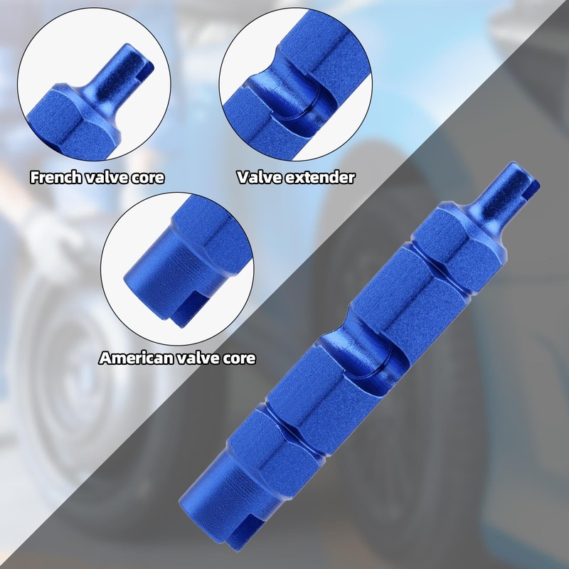 BOXOB Tire Valve Stem Tool Kit, 4-in-1 Valve Core Remover