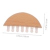 OHPHCALL Wooden Massage Comb Static Mini Hair Comb for Scalp