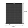 Car Side Window Sunshade 2pcs Car Retractable Side Window Sunshade