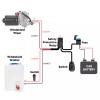 SI 12V Electric Windshield Wiper Motor Kit+Wiring For Kawasaki Teryx