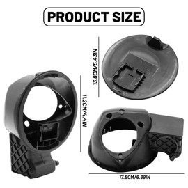 Saihisday 4L3Z-9927936-BA Fuel Filler Gas Cap Door Lid Housing and Door Cap Kit, Replacement for F Series 150 2004-2008, Replaces 924-801