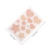 FOMIYES 12pcs Scar Sheets Invisible Concealer Stickers for Quick Coverage